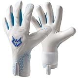 WVVOU Professional Goalkeeper Gloves for Adults and Youth Soccer Goalie Gloves Breathable Soccer Gloves High Performance Guantes De Portero with 4+3mm Sticky Super Grip Latex Palm