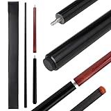 elraxw 3- Piece Carbon Fiber Break Jump Cue, 55in Break Jump Pool Cue Stick with 13mm Bakelite Tip Professional Pool Stick for Explosive Breaks and Effortless Jumps, 20.5oz