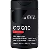 Sports Research® CoQ10 w/Bioperine®, 120 Count Plantgels™