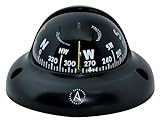 Autonautic - Surface Mount Compass - C3001 - Suited for Use Kayak in a Rib or Dinghy - 2 1/3" Dial Black - Made in Europe