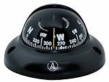 Autonautic - Surface Mount Compass - C3001 - Suited for Use Kayak in a Rib or Dinghy - 2 1/3" Dial Black - Made in Europe