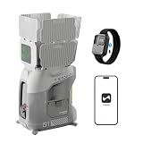 TENNIIX Basic Tennis Ball Machine, 18.7LB Portable Tennis Robot, Gray