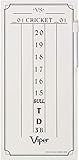 Viper Dry Erase Scoreboard, Cricket and 01 Dart Games, White, 15.375" H x 7.875" W