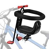 Ercabikker Child Bike Seat - Front Mount, Kids Bike Seat for Adult Bike, Baby Bike Seat Front Mounted, Toddler Bike Seat for Children 1~5 Years