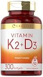 Carlyle Vitamin K2 D3 Supplement | 300 Softgels