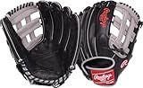 Rawlings | FOUNDATION Baseball Glove | Right Hand Throw | 12.5" - Pro H-Web | Black/Grey