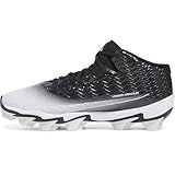 Under Armour Men's Spotlight Hammer RM, (001) Black/White/White, 10, US