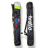 Bratla Cricket Bat Cover Bag Foam Padded, Adjustable Shoulder Strap - Secure and Convenient Cricket Gear Storage Bag Black/Green