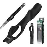 Fitycsw Golf Grip Trainer,Club Grips,Golf Training Aid,Golf Grip Kit,Golf Training Equipment to Improve Hand Positioning（Black）