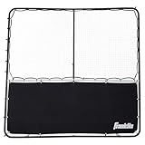 Franklin Sports Pickleball Rebounder Net - Pickleball Training + Practice Equipment - Portable Folding Net for Singles + Doubles Training - Court Markers Included - 83" Inches