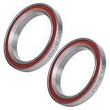 Yctze 2-Pack 41.8MM Heavy Duty Double Sealed Bearing Headset for Mountain Bike, BMX, Road - Replacement and Integrated Steering Stem Accessory