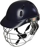 SS Cricket Gutsy Premium Cricket Helmet - Men's, Navy Blue - Medium Size