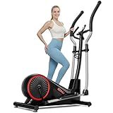 GOIMU Elliptical Machine, Elliptical Exercise Machine for Home with Hyper-Quiet Magnetic Driving System, Elliptical Trainer with 15.5IN Stride, 350LBS Loading Capacity