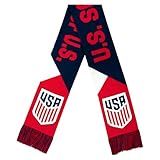 Icon Sports Officially Licensed US Soccer Federation Scarf - USA17SC Red