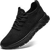 Running Shoes for Women Sneakers Tennis Non Slip Walking Gym Black Workout Athletic Comfortable Size 7.5 Fashion Sport Casual Shoe