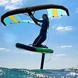 Inflatable Handheld Surf Sail,Inflatable Surfing Wing,Kitesurfing Wing Windsurfing with Window,for Water Sports Kiteboard Surf,5m³