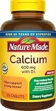 Nature Made Calcium 600 mg with Vitamin D3 for Bone Support, 220 Tablets