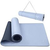 IUGA Yoga Mat Thick Non Slip Anti-tear Pilates Mat Eco Friendly Hot Yoga Mats for Workout & Exercise(72"x 24"x 6mm)