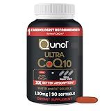 Qunol Ultra CoQ10 100mg, 3X Better Absorption, Antioxidant, 90 Softgels