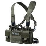 OneTigris VULTURE Chest Rig, MOLLE Chest Rigs Tactical for Outdoor, Green