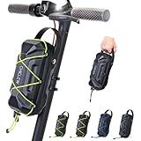 CHICLEW Electric Scooter Bag Storage, Waterproof Scooter Storage Bag with Multicolor Drawstrings, 2L Capacity Scooters Handlebar Bag, Compatible with Scooters, Bikes, Segway Ninebot and NIU