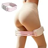 Adjustable Booty Resistance Bands with 5-Level, Non-Slip Glute Bands for Women, Wide Resistance Loop Bands for Butt and Leg Exercise, Pink