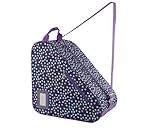 BAUXZOR Skate Bags for Roller Skates, Ice Skates, Quad Skates, Inline Skates, Figure Skates, Skate Accessories for Kids and Adults (Heart Lilac 11)