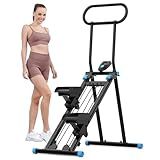 HXD-ERGO Stair Stepper for Home Gym,Folding Vertical Climber Cardio Exercise Machine,Stair Climber for Full Body Workout with Adjustable Handlebar for Women & Men(Black)