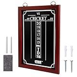GSE Games & Sports Expert Large Professional Dart Scoreboard for Cricket & 01 Games, Includes Chalks & Chalk Eraser