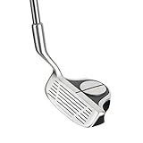 Intech EZ Roll Black/Satin Left Handed Chipper Golf Club for Men, Short Distance Approach Chipping Club