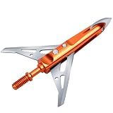 6 PK Hunting Broadhead 100 Grain 2 Blades Mechanical Broadhead for Crossbow