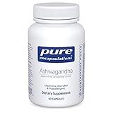 Pure Encapsulations Ashwagandha - 500 mg Ashwagandha Extract - Metabolism & Stress Support - Immune Support - GMO Free & Vegan - 60 Capsules