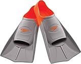 Speedo Unisex-Adult Swim Training Fins Rubber Short Blade