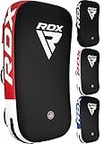 RDX Muay Thai Pad for Training, Curved Kickboxing Kicking Strike Shield, Coaching Kick Boxing, MMA, Martial Arts, Karate, Taekwondo, Punching, Foot, Knee and Elbow Target (One Pad Only)