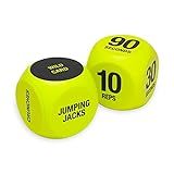 SPRI Exercise Dice, Group Fitness Game, 6-Sided with Carry Bag