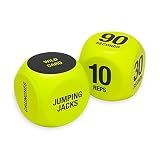SPRI Exercise Dice, Group Fitness Game, 6-Sided with Carry Bag