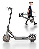 MAXSHOT Electric Scooter Adults & Big Kids, 350W Powerful Motor, Top Speed 16/19MPH, 12/16/19/21Miles Range, 8.5" Solid Tires Folding Commuter Escooter with Dual Suspension for Commuting, APP Control