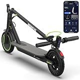 WERHY Electric Scooter with 8.5"/10" Solid Tire, 350W/500W Powerful Motor & 19/22 MPH Top Speed, 16/25 Miles Long Range, Folding E Scooter with Dual Braking for Teens and Adults