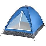 2 Person Camping Tent with Rain Fly and Carrying Bag – Lightweight Outdoor Pop Up Tents for Camping Essentials, Music Festivals, Backpacking, Hiking, or Beach Shelter by Wakeman Outdoors
