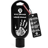 EVMT Brands Liquid Chalk, Mess Free Gym Chalk for Weightlifting, Gymnastics, Rock Climbing. Sweat Resistant and Long Lasting for Stronger Grip. Package May Vary.
