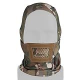 CMAIR4U Airsoft Balaclava Mask,Ninja Tactical Mask with Breathable Mouth Guard for Outdoor (CP)