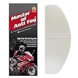 XII WY Universal Motorcycle Full Face Helmet Shield Anti Fog Film,Clear Ultra Thin Visor Lens Insert Fog Resistant Waterproof Sticker