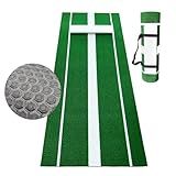 honeypet Softball Pitching Mat 10' X 3' Softball Pitching Mound with Pitching Rubber, Antifade Turf and Antislip Backing Fastpitch Equipment for Softball and Baseball Pitchers Practice