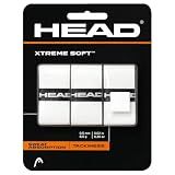 HEAD Xtreme Soft Tennis Racquet Overgrip, 3-Pack, White