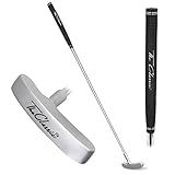 GoSports Classic Golf Putter, Choose Between 2 Way or Blade Putter - 35" Length with Premium Grip, Silver