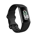 Fitbit Charge 6 Fitness Tracker with Google Apps - Heart Rate on Exercise Equipment - 3-Month Google Health Premium Membership Included - Health Tools - Obsidian/Black - Small&Large Bands Included