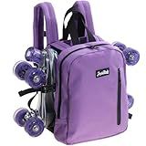 JajaHoho Roller skates bags for Women Men, Lavender Lilac Sports Backpack for Rollerskates, Ice skates, Inline skates, Skate Gear Storage, Durable and Stylish, 11.8 x 9 x 2.8 inches (Purple)