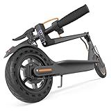Aovowheel Electric Scooter for Adults, Max 23Miles Long Range, Folding E Scooter with 350 Motor 19 Mph Top Speed, 8.5''Solid Tires Commuting Scooters, Dual Brakes