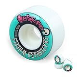 BRAVORD Skatebaord Wheels, 54mmX32mm 100A Skateboard Wheels for Skate Bowl, Trick, Street- Set of 4 (Blue)