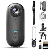 4K 128GB Mini Body Camera - Magnetic Thumb-Sized Action Cam with Video & Audio Recording, Hands-Free, Waterproof, Suitable for Vlog Creation, Work Record, Pet Walking, Travel Shooting & Daily Use